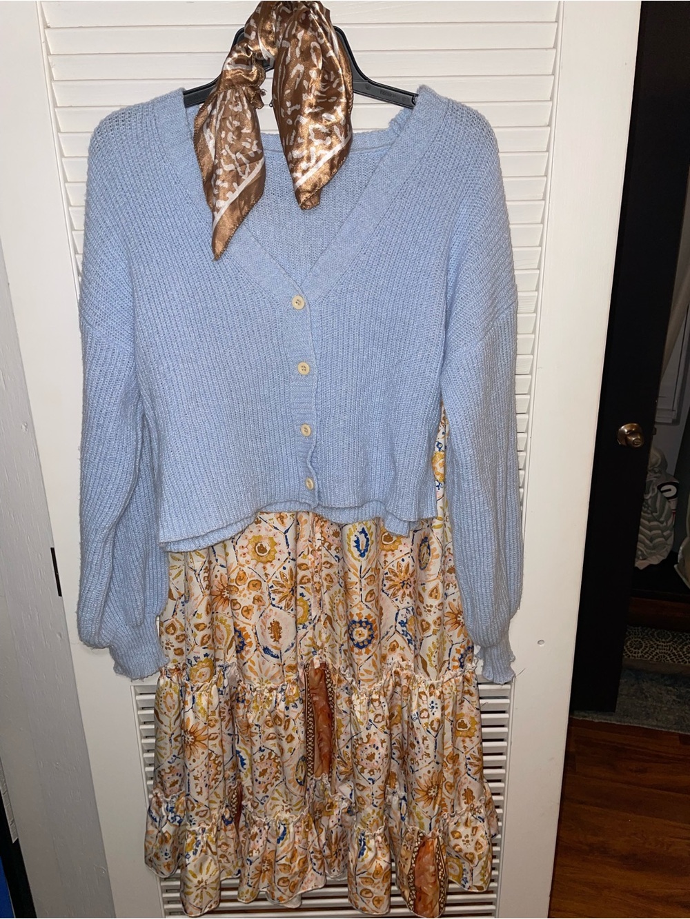Bohemian Floral Tiered Maxi Skirt